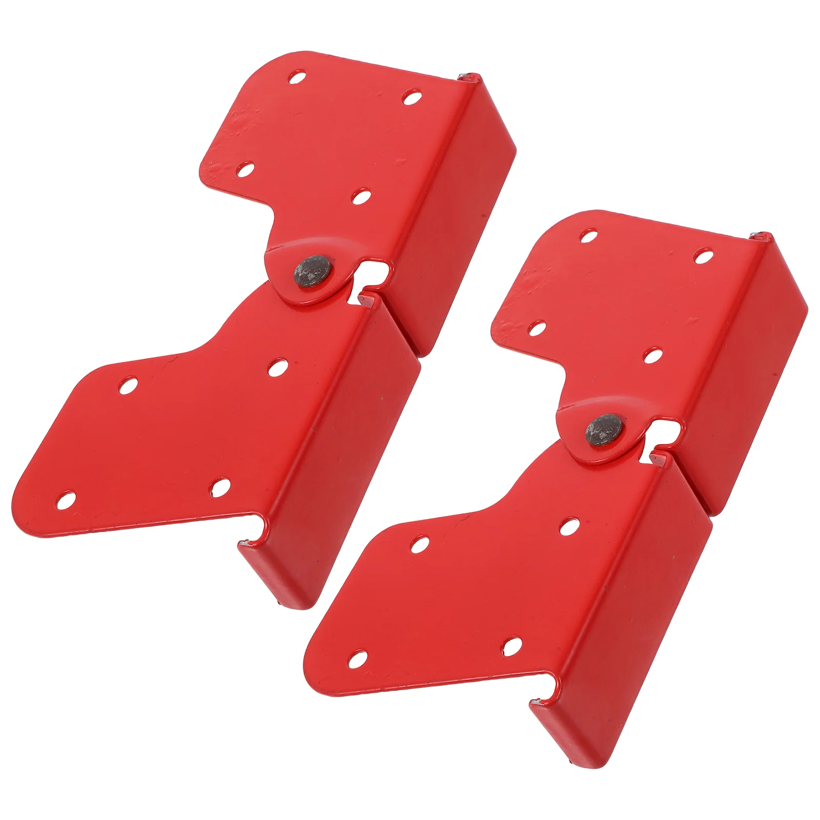 2 Pcs Folding Ladder Joint Pull down Attic Household Lightweight Step Hinge Parts Aluminum Alloy