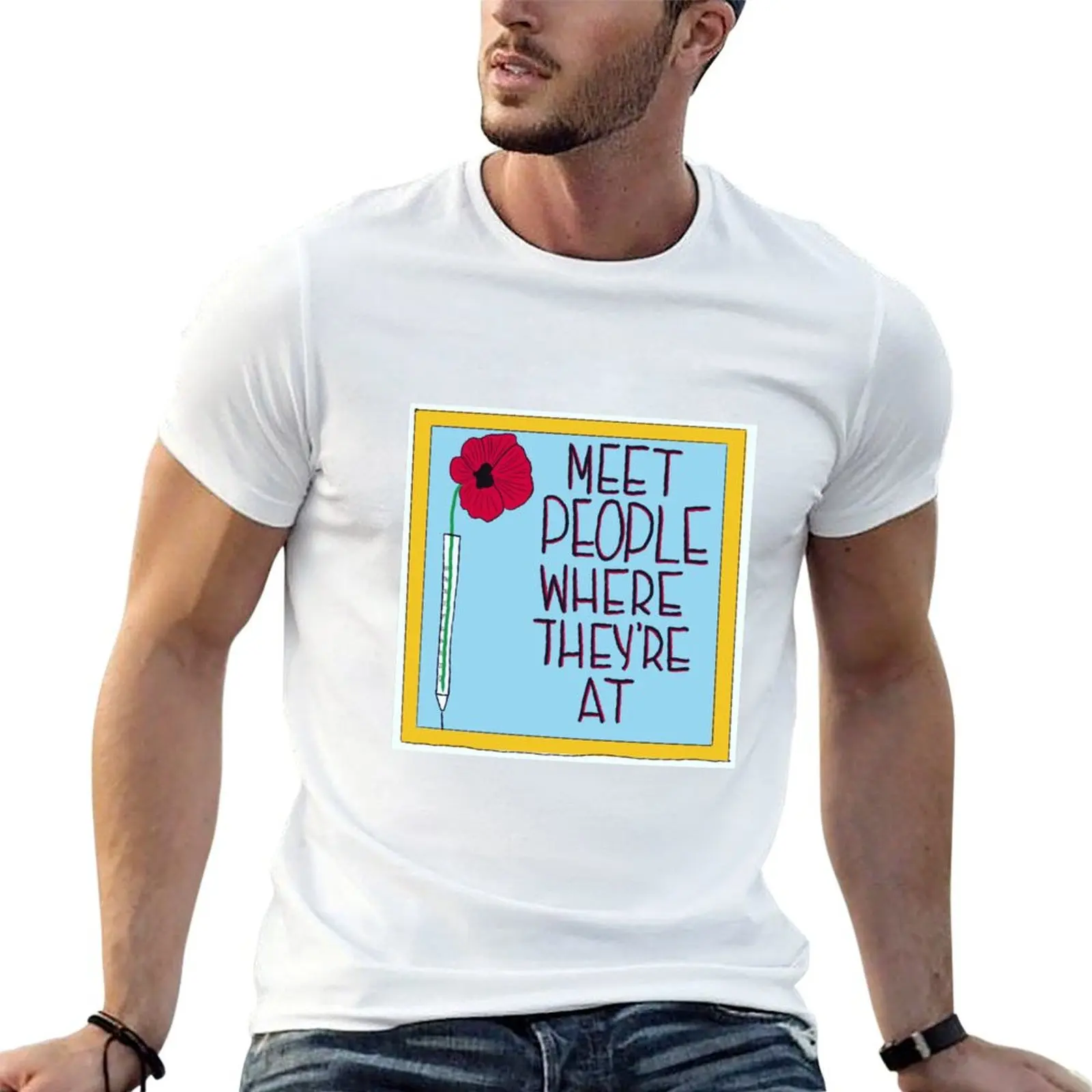 Meet people T-Shirt Performance Dry Fit T-Shirt