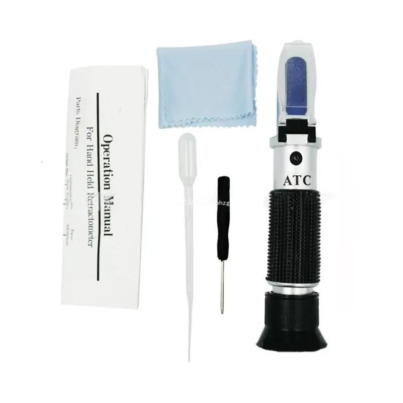 Brix Refractometer Sugar Content Meter for Fruit Juice Soup Liquid Index-Tester Dropship