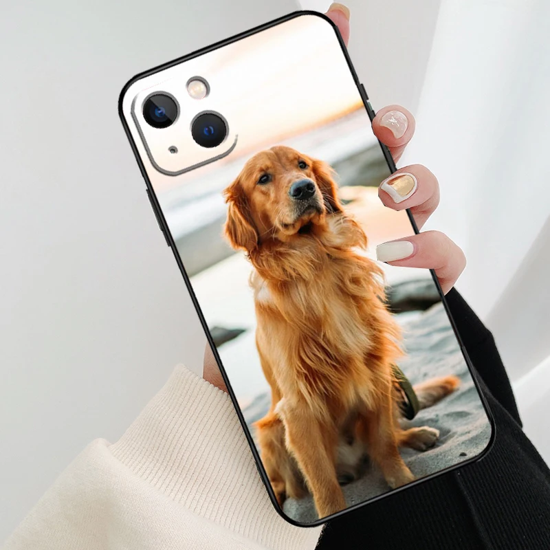 Golden Retriever Dog Phone Case For iPhone 11 12 13 14 15 16 Pro XS Max Mini Cover For iPhone X XR Plus Back Case