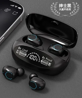 Noise Reduction Waterproof Headsets for xiaomi iphone HKEN Bluetooth 5.2 Earphones TWS Earbuds Wireless Headphones with Mic