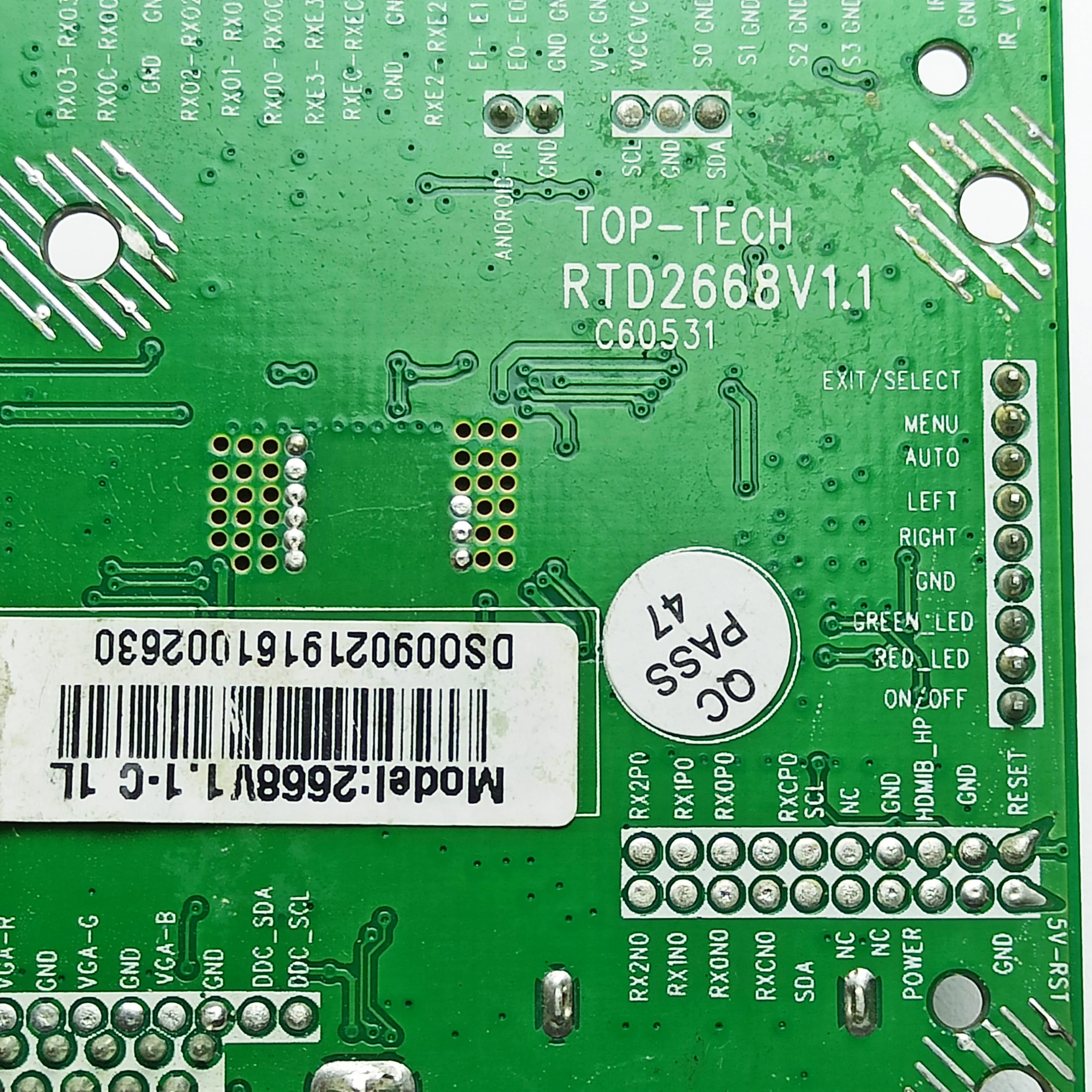 Papan Driver TOP C60531 TOP-TECH Board 1L Board Main papan utama