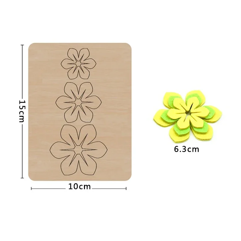 DIYMulti Layer Flower Cutting Mould, PR23, Suitable For Most Machines, 3 SizesChristmas