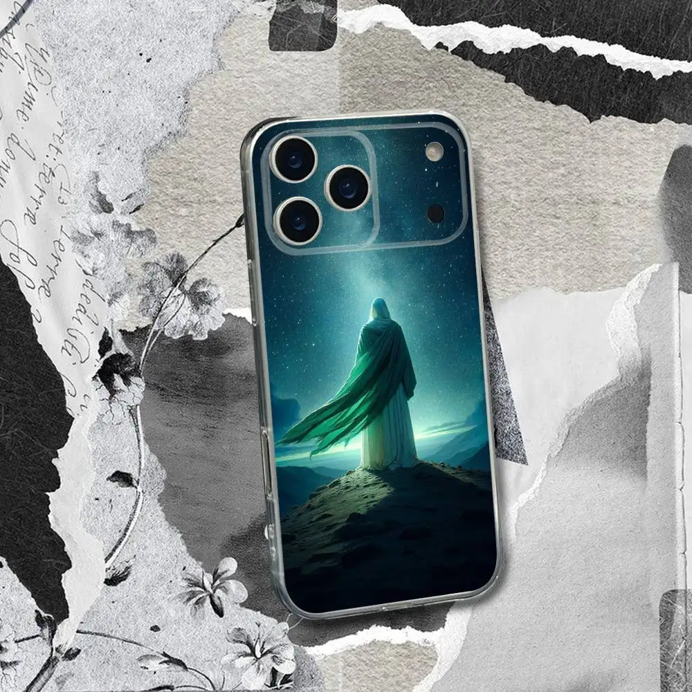 Islamische Hz Ali Handyhülle für iPhone 17,16,15,14,13,12,11 Pro,Max,Plus,X,XS,XR,SE4,E Mini transparente Softcover