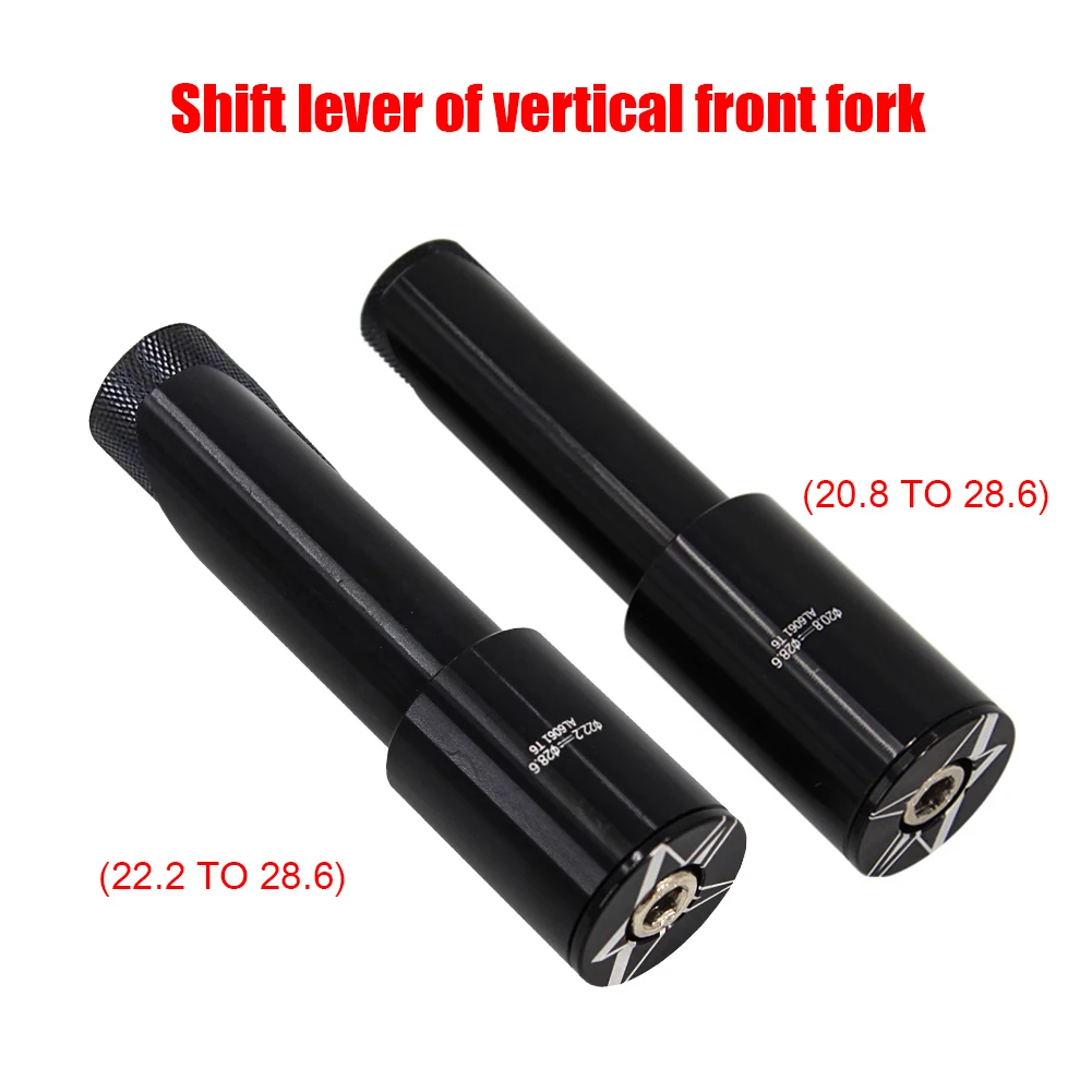 Aluminum Alloy Quill to Ahead Bike Stem Riser Adapter 22.2mm/20.8mm to 28.6mm Outdoor Cycle Biking Entertainment