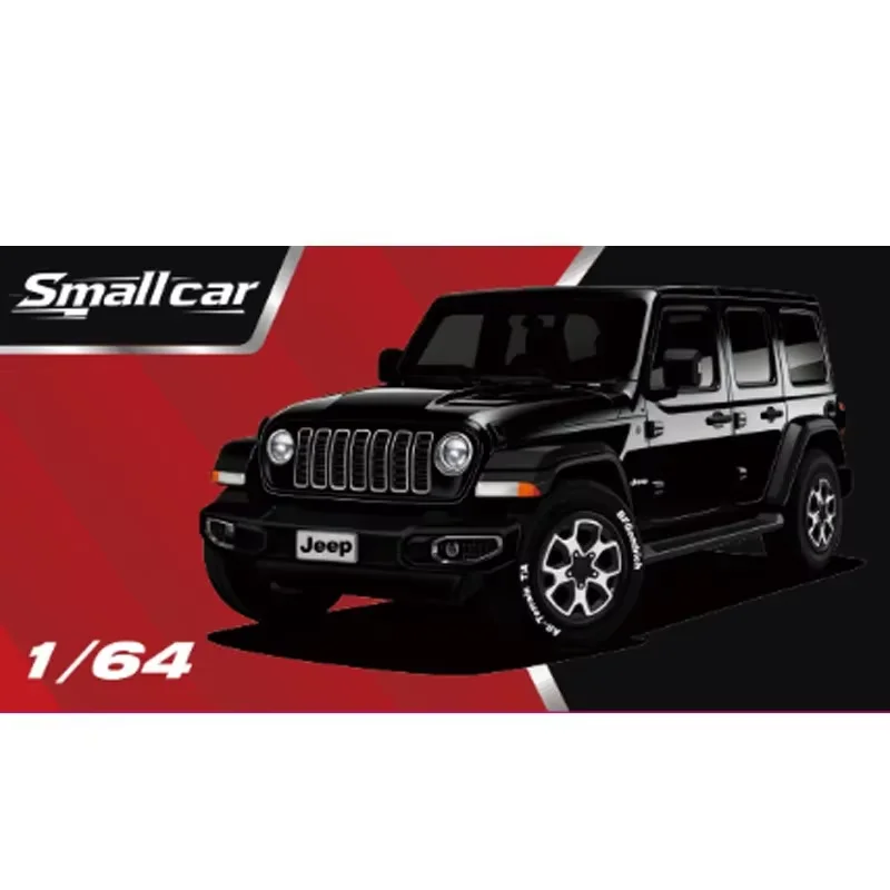 Small Car Diecast 1:64 Scale Wrangler Alloy Car Model Static Collection Decorated Holiday Gifts Toys