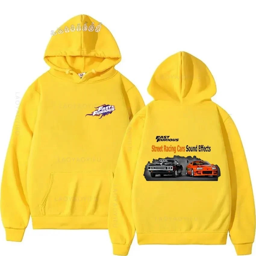 2024 Sweatshirt Fast And Furious Theme New in Hoodies & Men Hoodie Men's Autumn Clothing Pullovers  Essentials Hooded