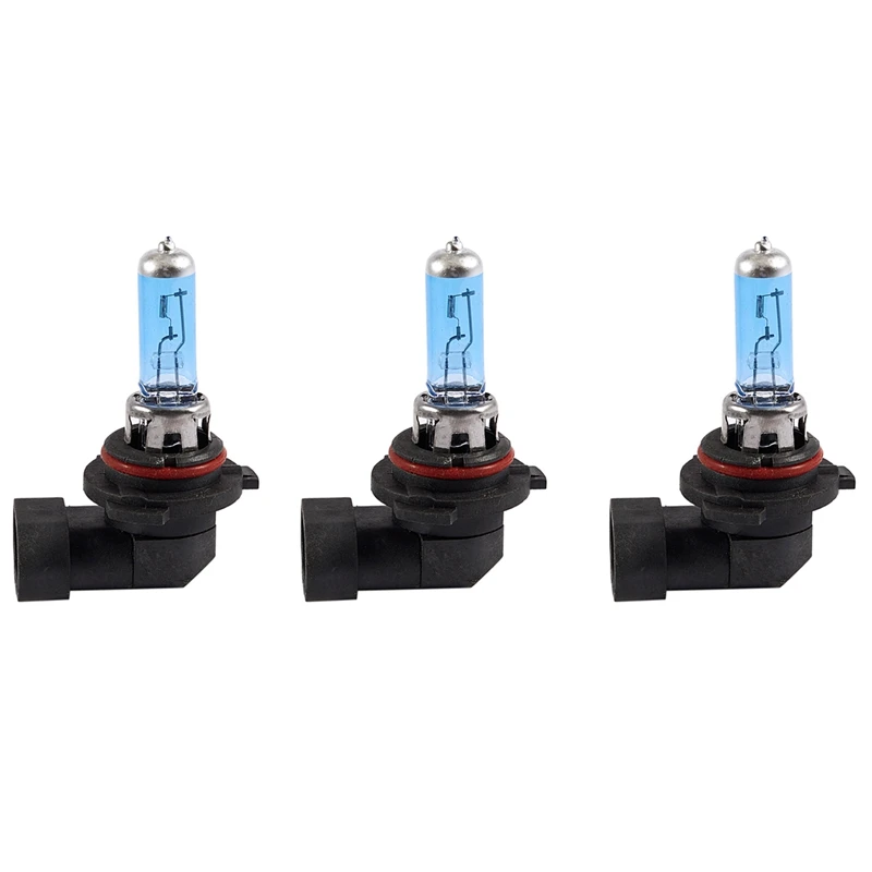 3X 9006 HB4 Super White Fog Halogen Bulb High Power 55W Car Headlight Lamp 12V New