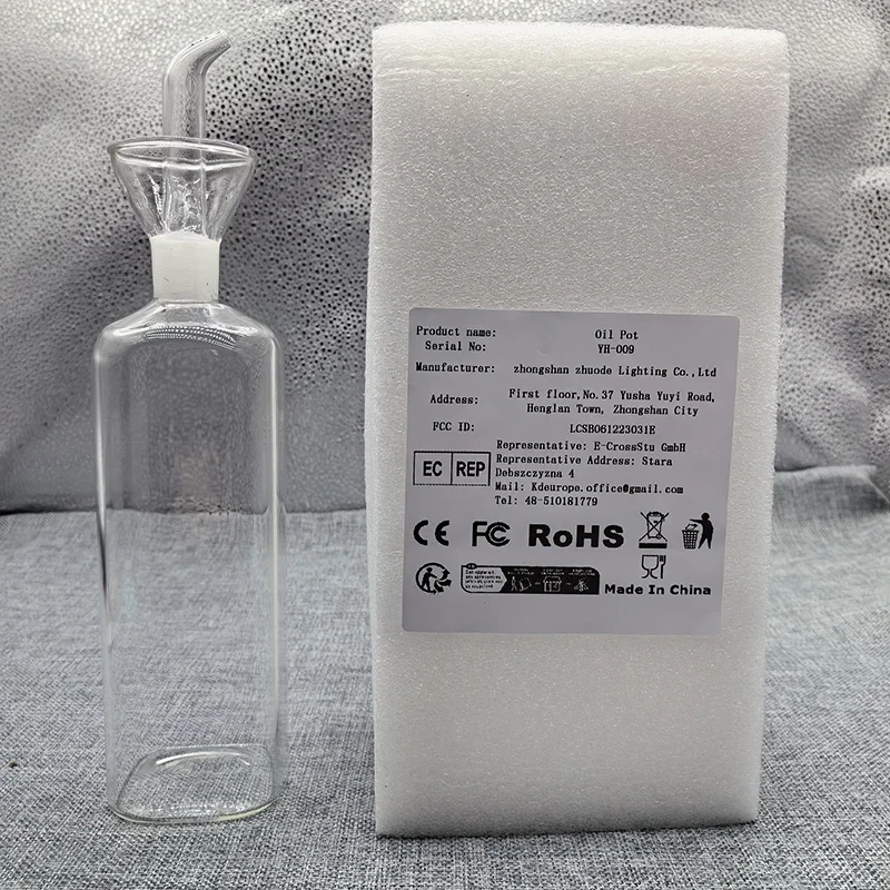 

Square High Borosilicate Glass Oil Pot Oil Vinegar Bottle Simple Kitchen Seasoning Bottle Home Use Soy Sauce Vinegar Bottles
