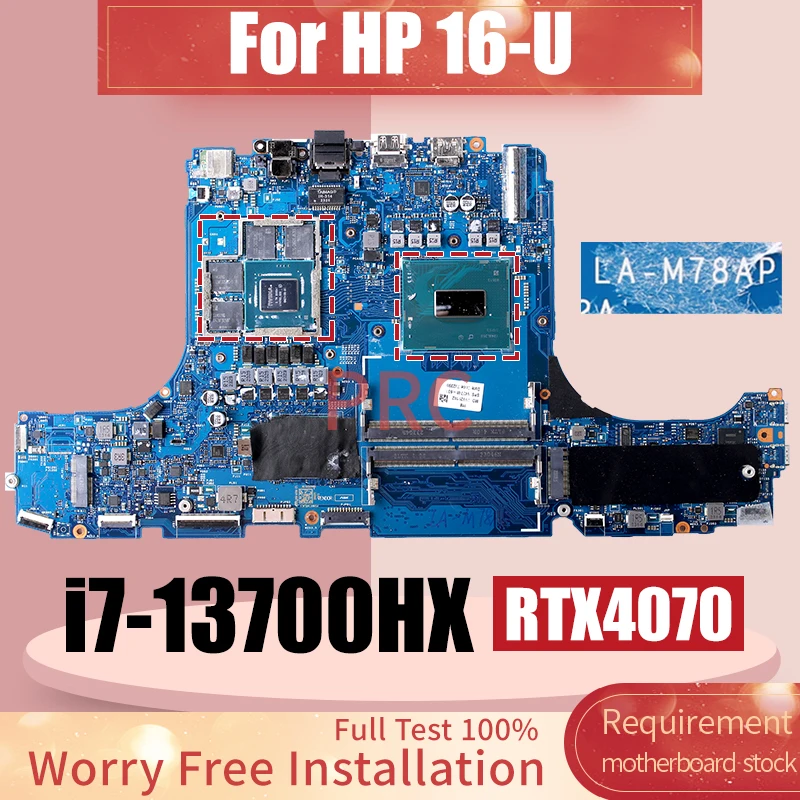 

Материнская плата для ноутбука HP 16-U N43748-601 SRME5 LA-M78AP RTX4070-A1 i7-13700HX