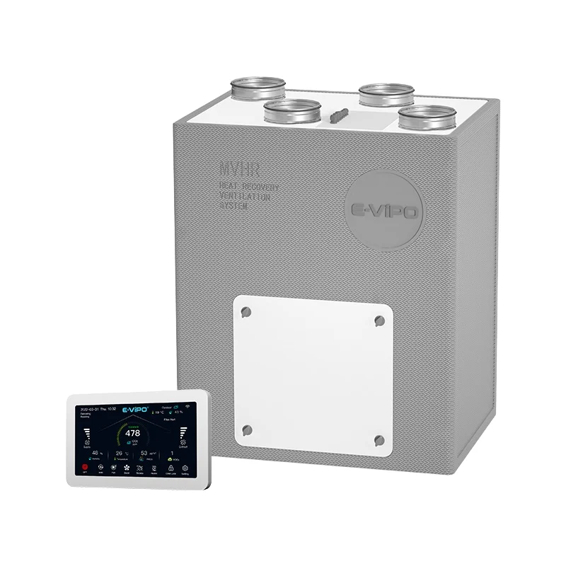 

Home Ventilation System Dual Flow Silent Operation Energy Recovery Centralized ERV Ventilation System HVAC Air System