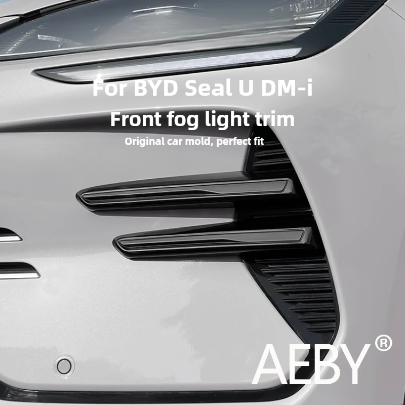 

AEBY For BYD Seal U DM-i 2025 Fog Light Trim, Chrome ABS Plastic Cover, Exterior Styling Car Accessories, Easy Installation