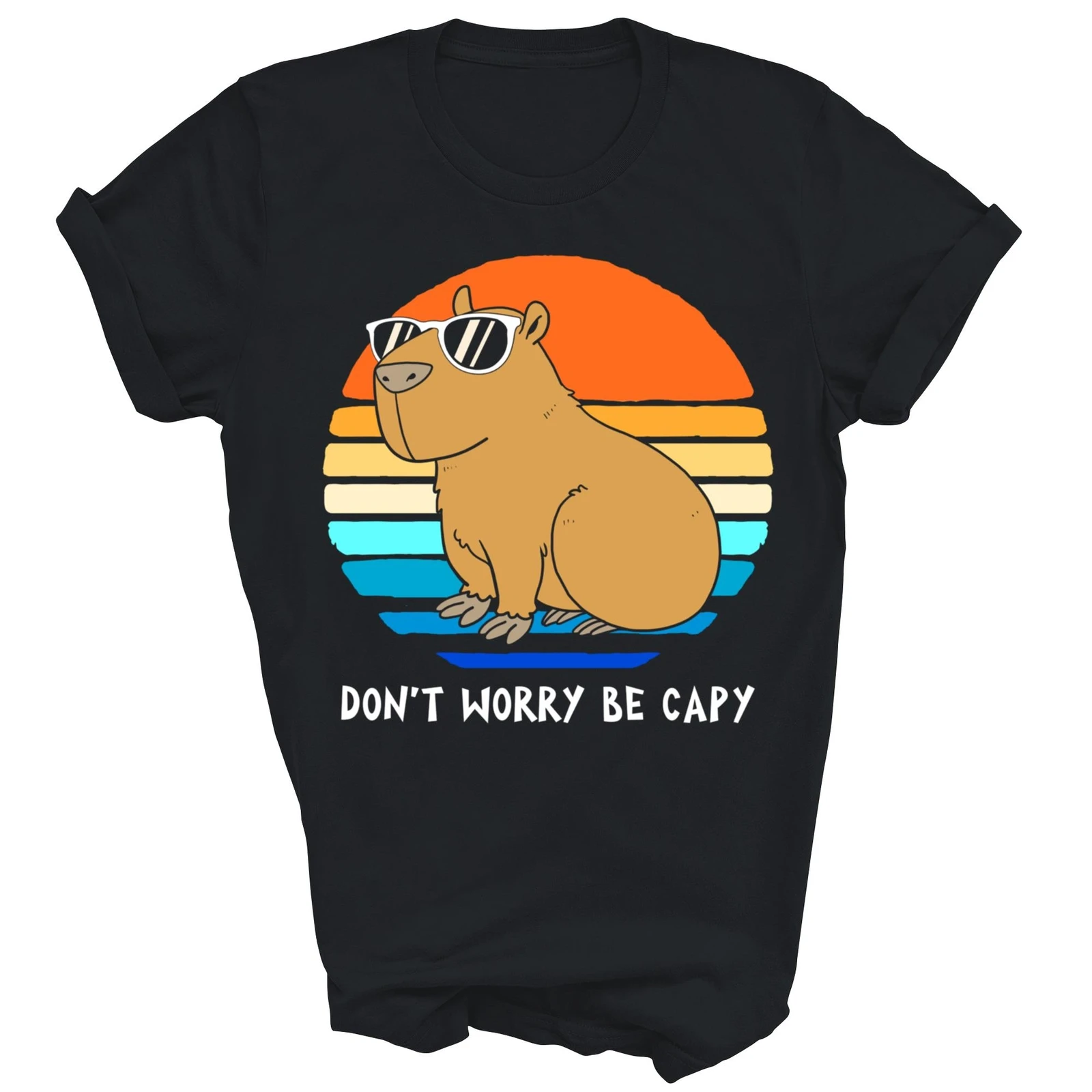 Rodent Funny Capybara Dont Be Worry Be Capy Unisex Shirt Gift