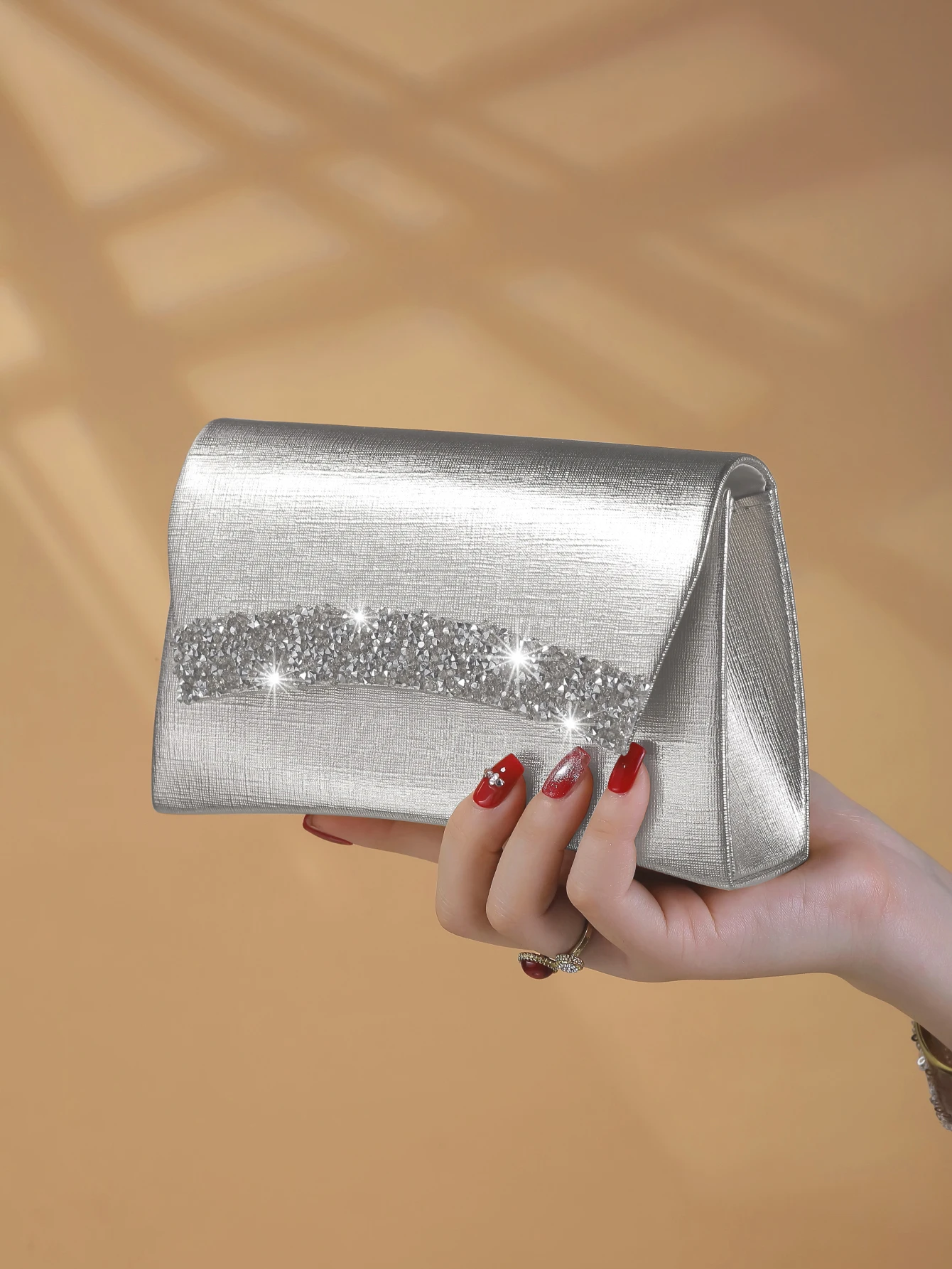 Glamorous, Elegant, Exquisite, Quiet Luxury Sequin, Stylish, Luxury, Shiny Glitter Clutch Bag For Evening Party Evening Bag
