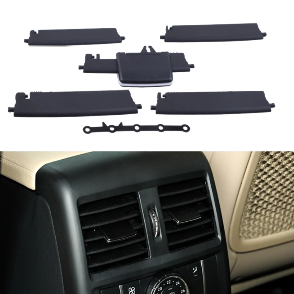 Rear Air Conditioner Back Ac Vent Grille Outlet Tab Clip Slider Repair Kit for Mercedes Benz M GL ML GLE GLS W166 W292