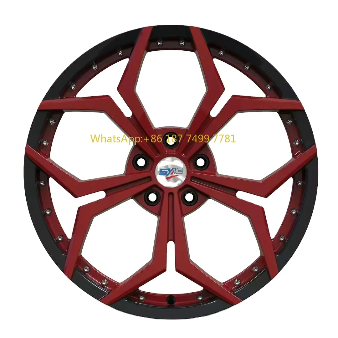 

SYAC 2PCS High Quality Custom Forged Car Wheel Hubs 18-22 Inch Aluminum Alloy Wheels for Luxury Car