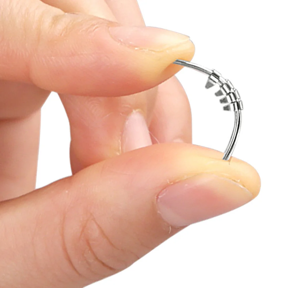 4 Stuks Rvs Teennagel Correctie Gespen Ingegroeide Nagel Brace Gereedschap Nagel Rechttrekken Clips Voor Pijn Vermindering