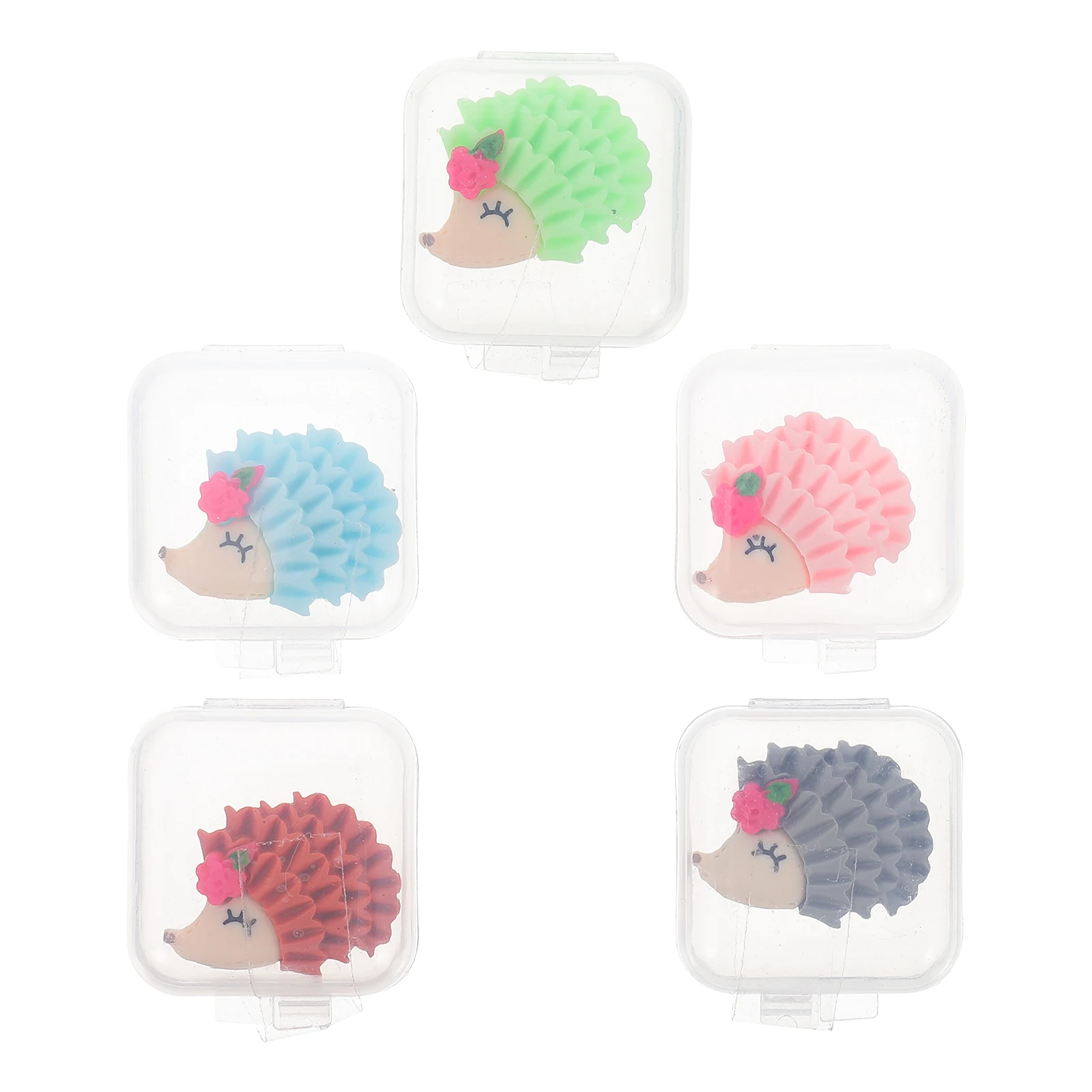 

5 Pcs Needle Minder Magnetic Sewing Needles Holder Cross Hedgehog Needle Minder Stitch Supplies Gray Coffee Blue Pink Green