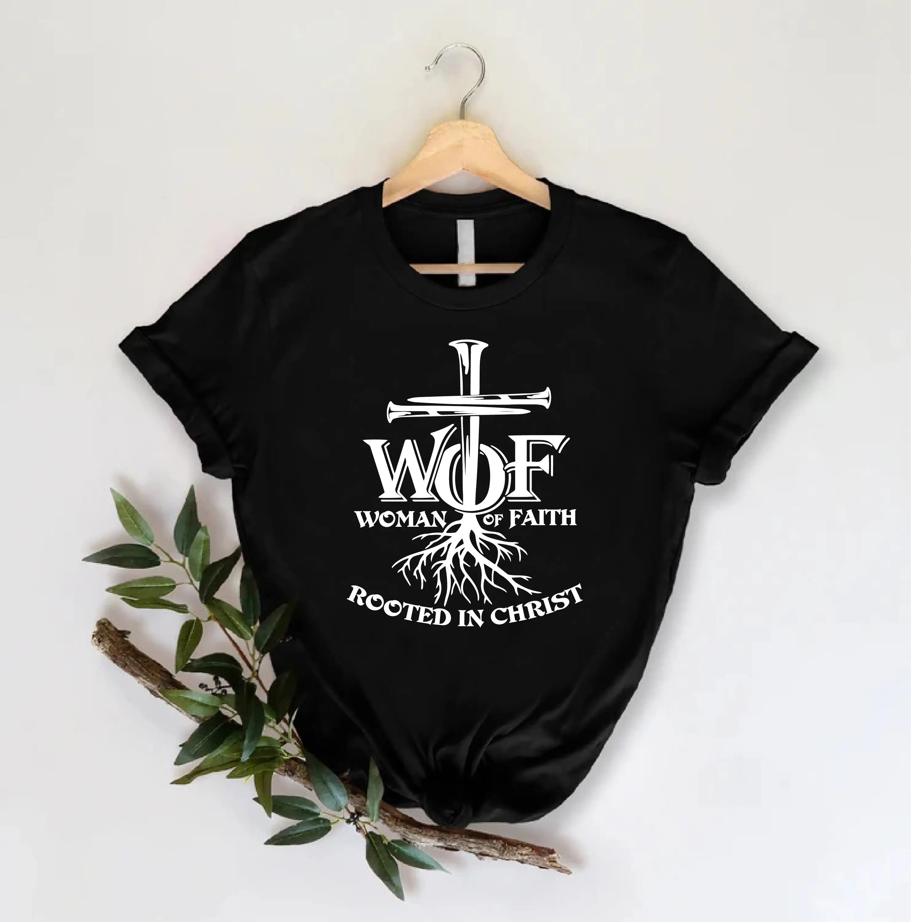 Faith T Shirt Women Christian for Woman of Bible Verse Religious Outfit Cross