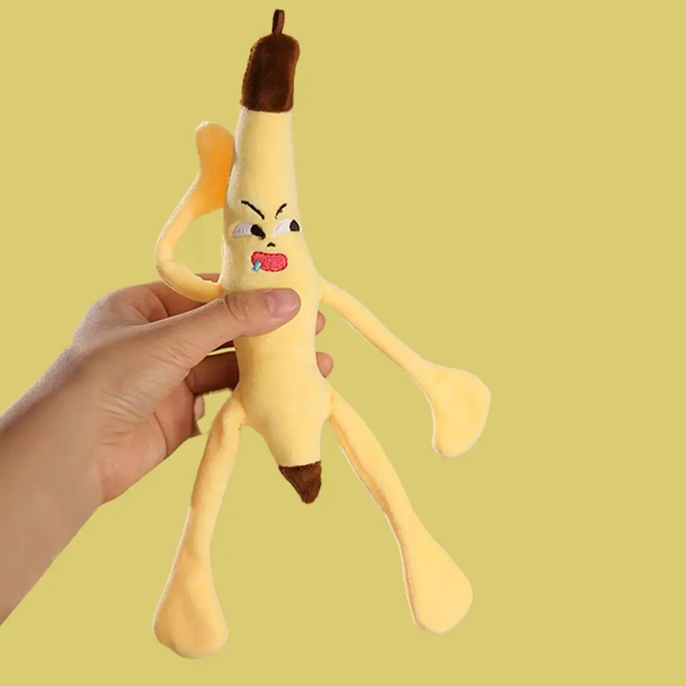 Singing Banana Doll Banana Plush Doll with Music Twistable Limbs Fun Fruit Stuffed Toy for Kids Cute Anime Decor for Birthday