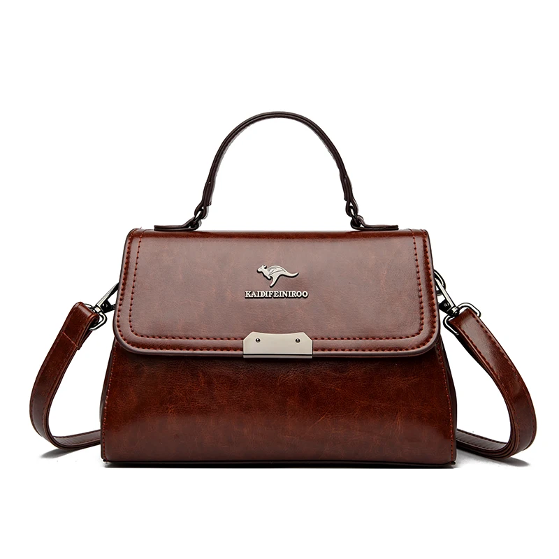 

High Quality Soft Leather Womens Wallet Small Square Bag Fashion Trend Retro Women's Handbag Famous Luxury Female Crossbody Bags