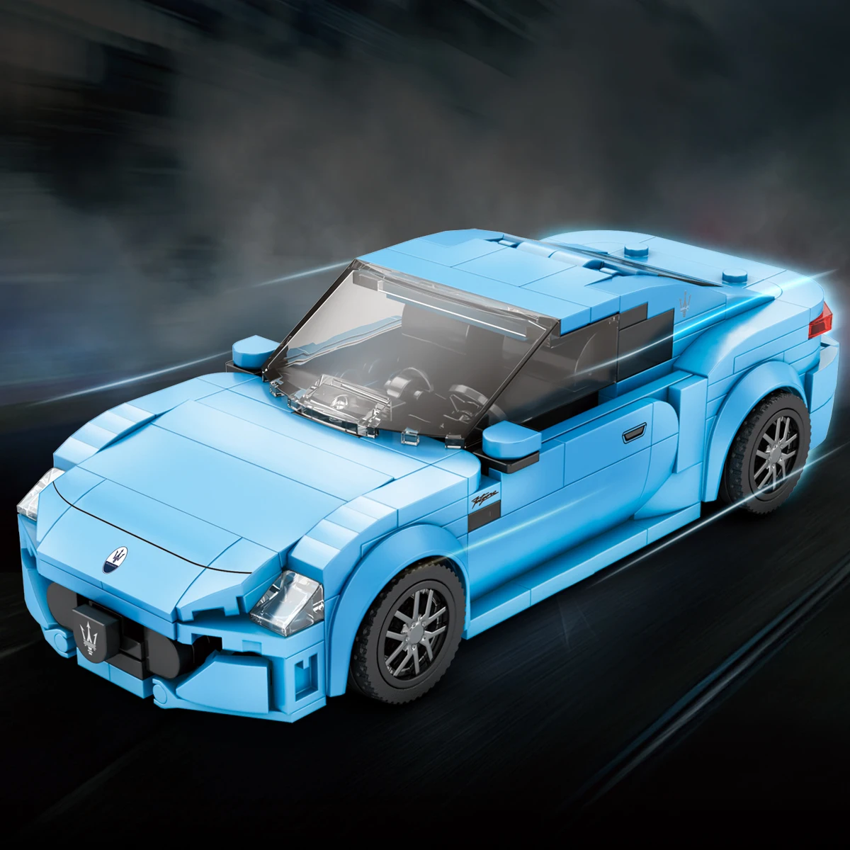 

Строительные блоки Maserati в масштабе 1:24 с двухтактным дизайном, сборка головоломок, подарок для мальчиков