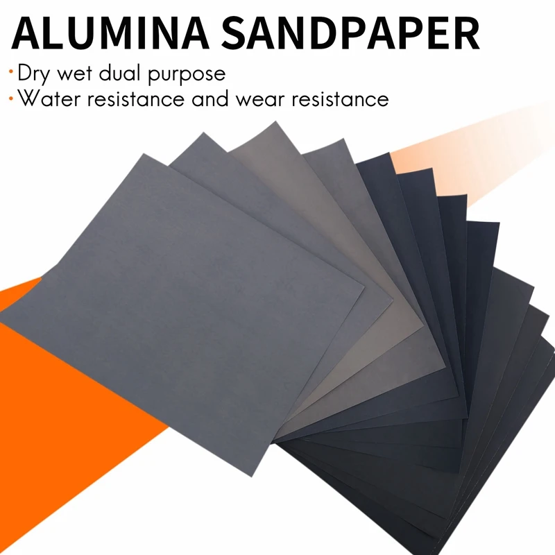Grana 1500 2000 2500 3000 5000 7000 lucidatura ad alta precisione levigatura fogli di carta vetrata abrasiva a umido/a secco-germania, confezione da 12