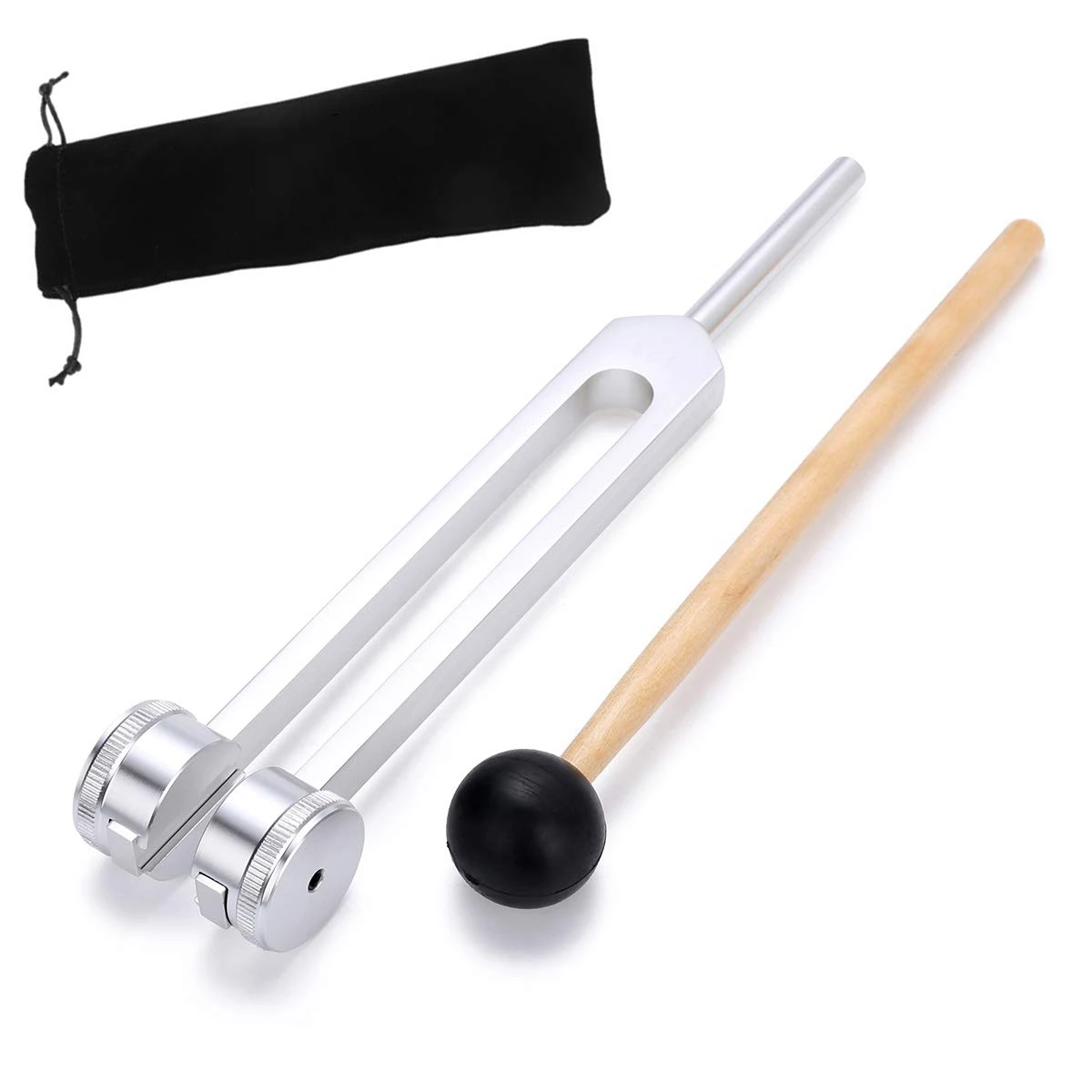 Tuning Fork 128 Hz, C-128 Frequency Aluminum Alloy Non-Magnetic Tuning Fork for Healing with Taylor Hammer