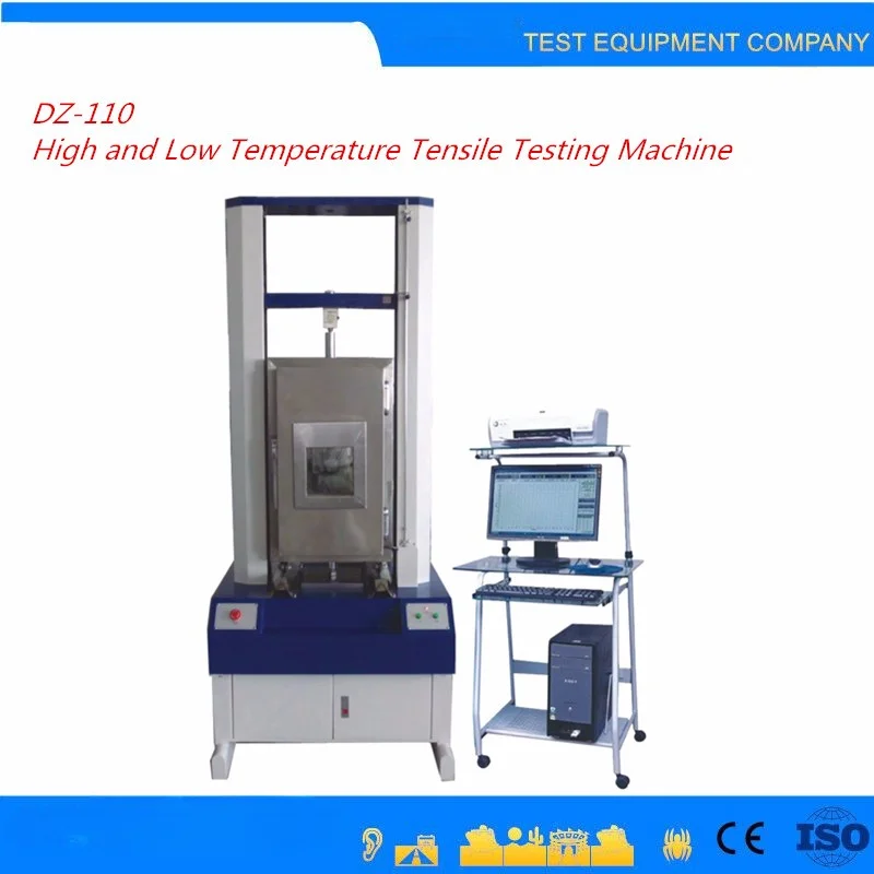 Rubber Material High Low Temperature Chamber  Tensile Strength Testing Machine