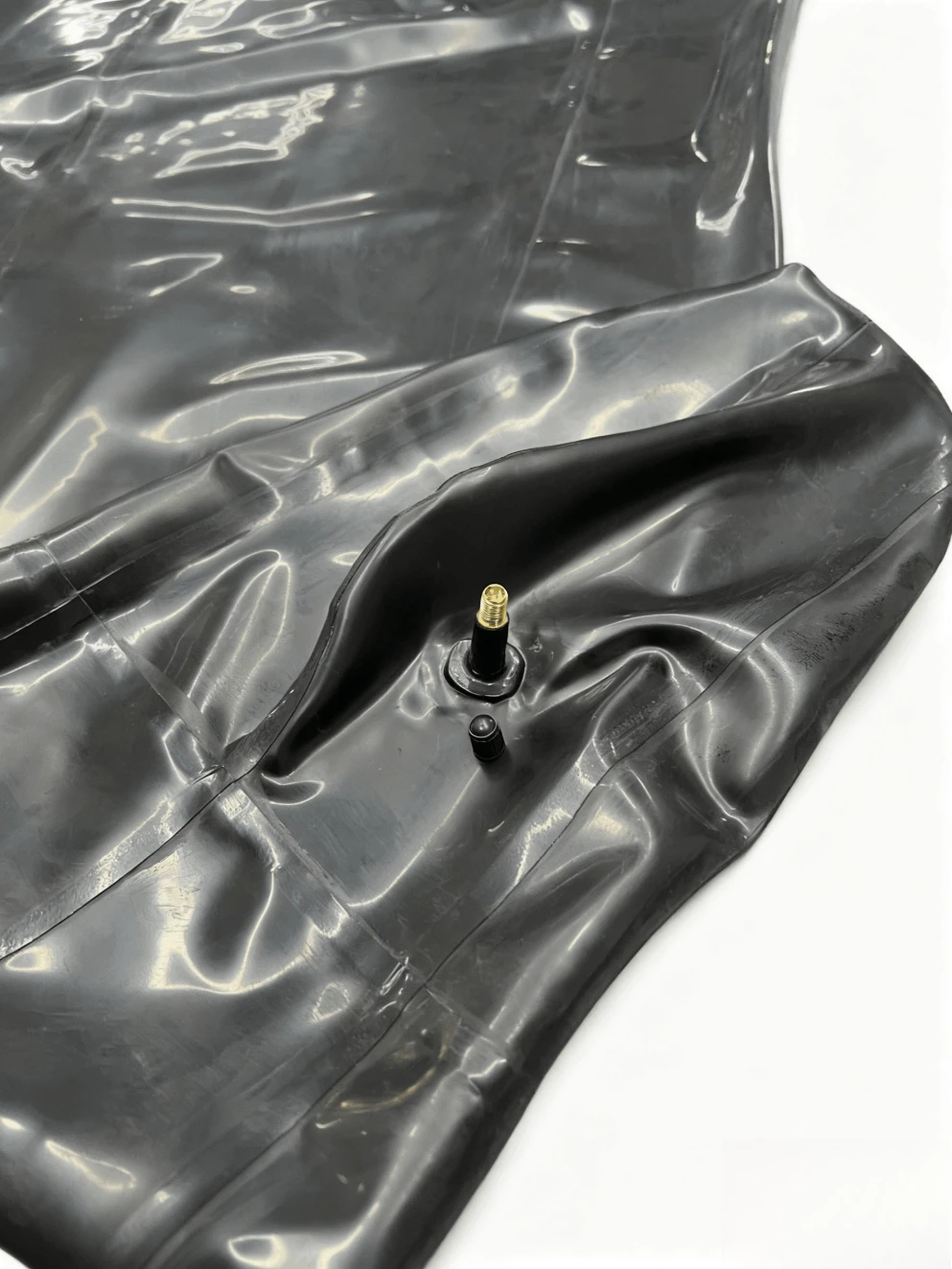 customized suits vacuum body bag  vacuum sexy rubber handmade bag of high quality sheet latex cosplay neck entrance view 4