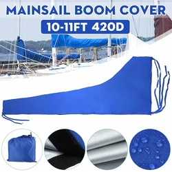 Mainsail Boom Cover Boat Sail Cover Boom Sail Cover 420D Waterproof Anti UV Protector For 10-11Ft Boat Accessories
