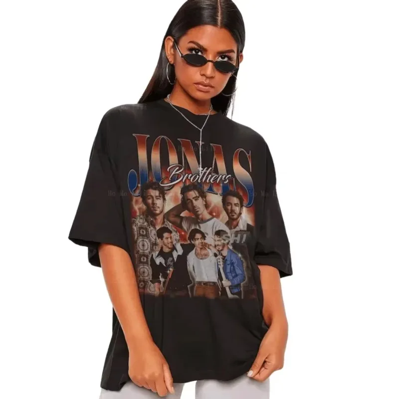 Camisetas de Homenaje Vintage de Jonas Brothers, Sudadera Estética con Arte de Memes de los 90 de los Hermanos