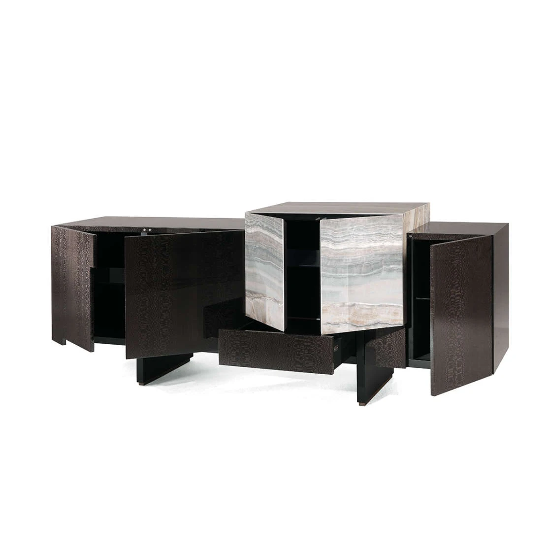 Foshan italian style luxury living room furniture modern 5 star hotel sideboard tv luxury cabinet