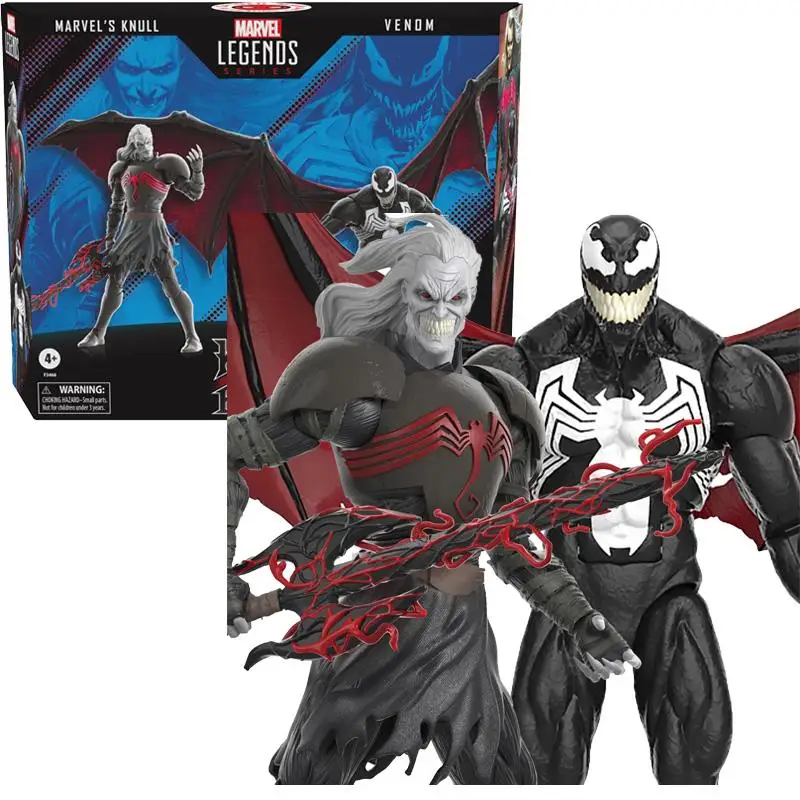 Hasbro Original 6inch Spider-Man Marvel Legends King in Black Knull and Venom 6-inch Action Figure 2-Pack toys for children