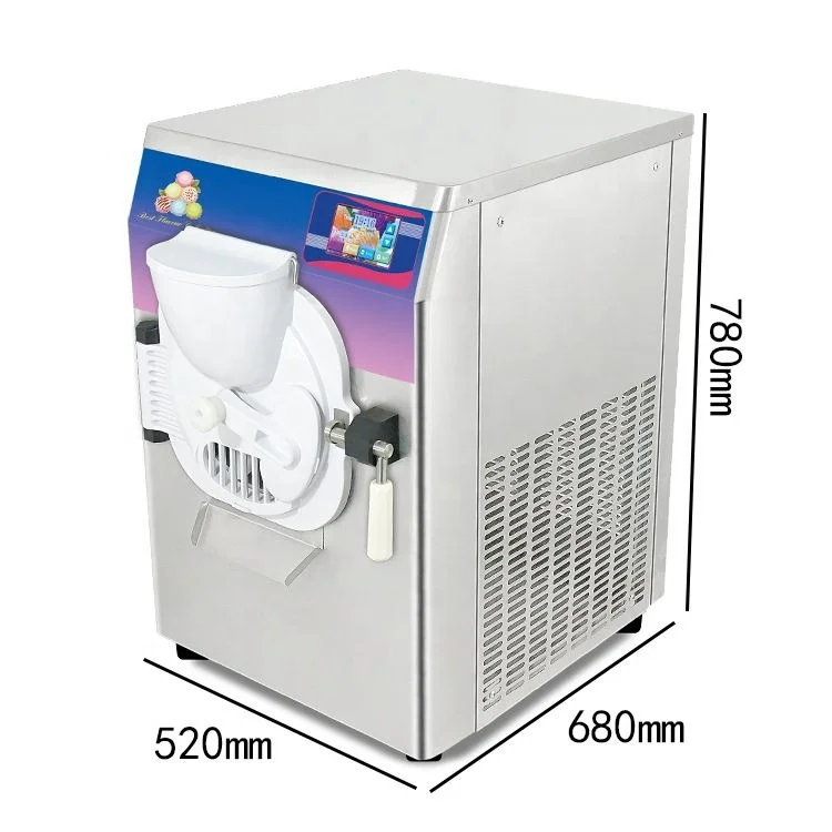 Picture 3: Bench Top Gelato Machine/desktop Batch Freezer/counter Hard Ice Cream Making Machine