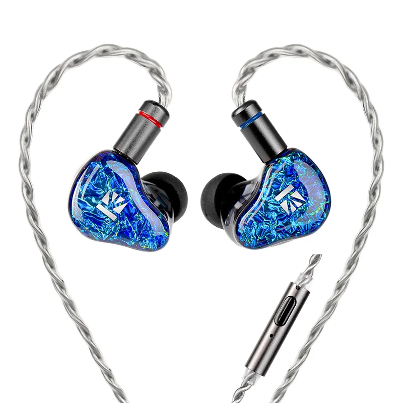 KBEAR Voyages SR-8 1DD+3BA Hybrid HiFi In Ear Earphone 8mm Liquid