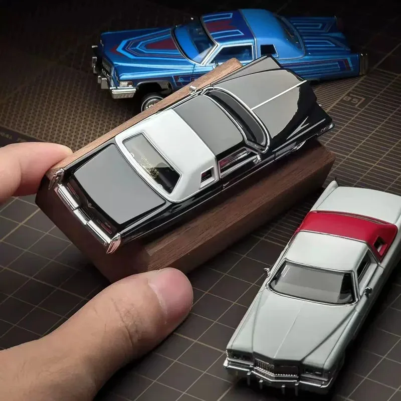 97M 1/64 1975 Coupe Deville Lowrider Hopping Car Alloy Car Model Classics Adult Souvenir Gift Hobby & Toys
