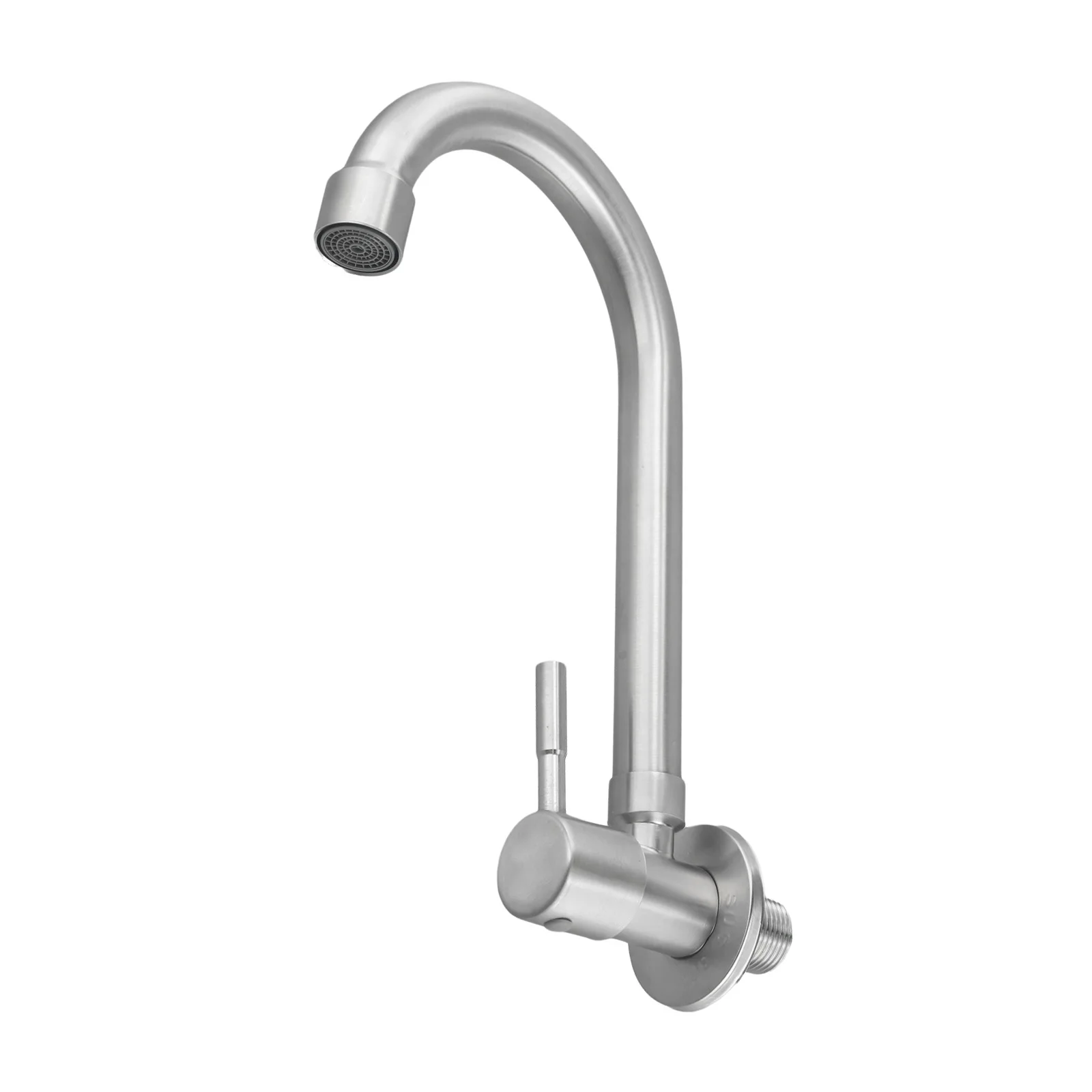 Kitchen Faucets Wall Mounted Stainless Steel Faucets For Kitchen Sink Single Lever Single Cold Water Tap Kitchen Accessories