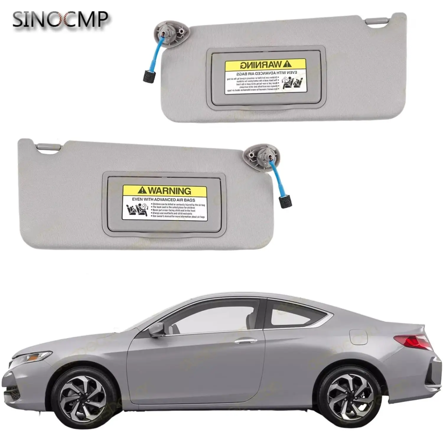 

2pcs Sun Visor w/ Light & Mirror 83280TA5A71ZA 83280TA5A51ZA For Honda Accord 2008-2017 Car Sun Visor Sunshade Sunshield Parts