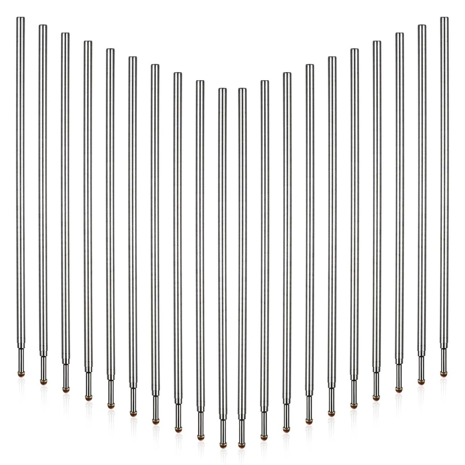 

20 шт. сменных насадок для тату-маркера, фиолетовые, с металлическим наконечником, для разметки тела, позиционирования бровей, профессиональные