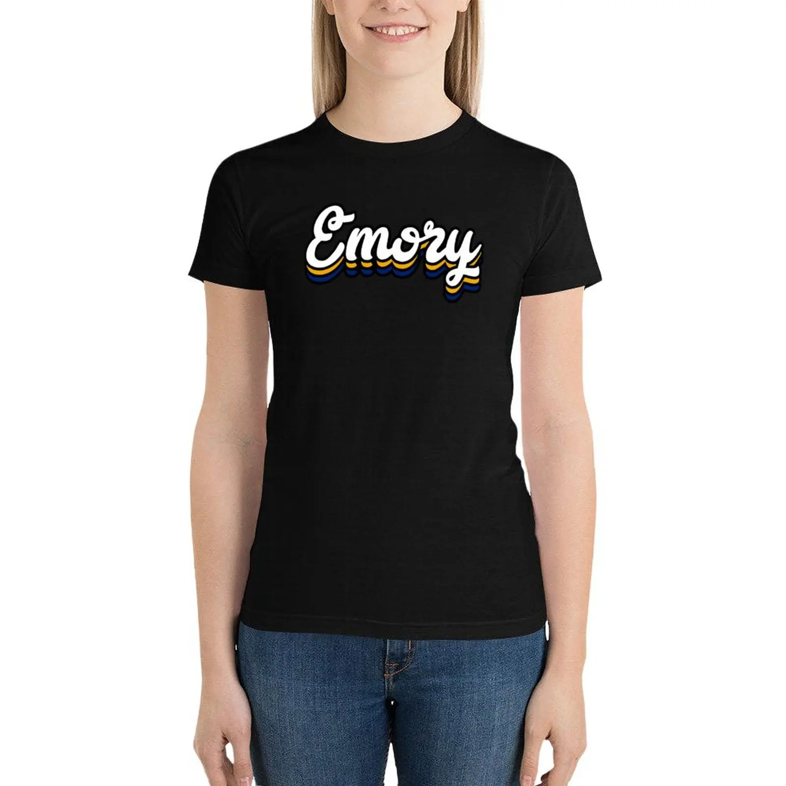 Emory - Emory University T-Shirt hippie clothes oversized plus size tops shirts graphic tees Women clothing image 4