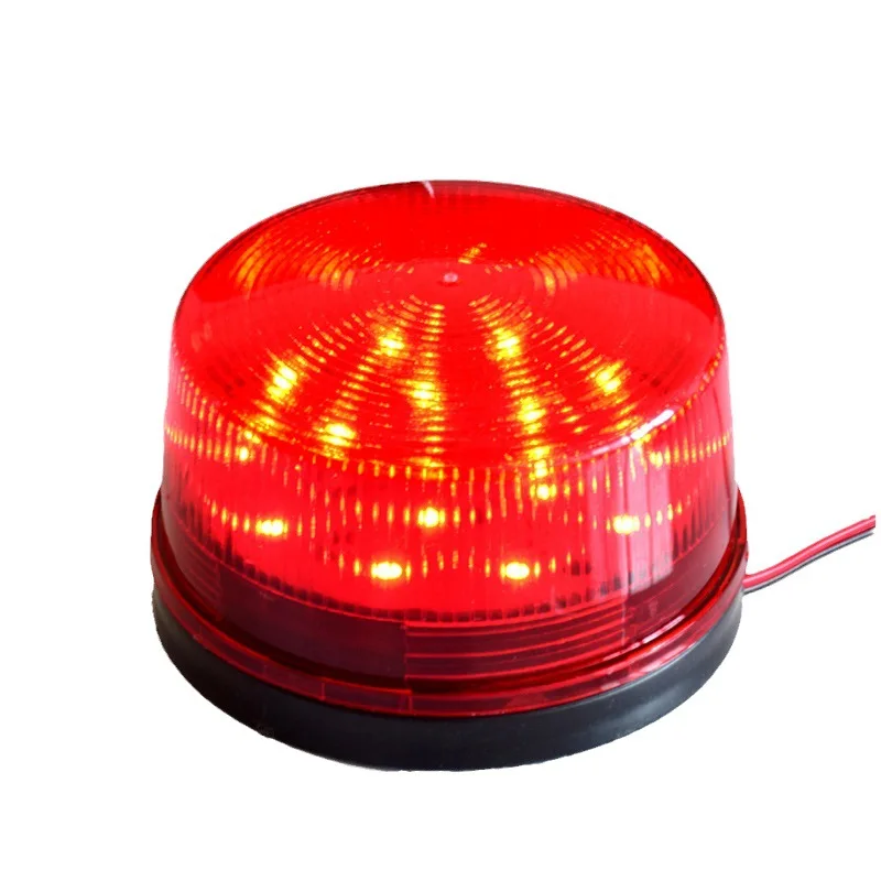 Imagem -05 - Led Vermelho Piscando Indicador de Alarme Luz Estroboscópica Pequena Piscando Doméstico 12v 24v 220v