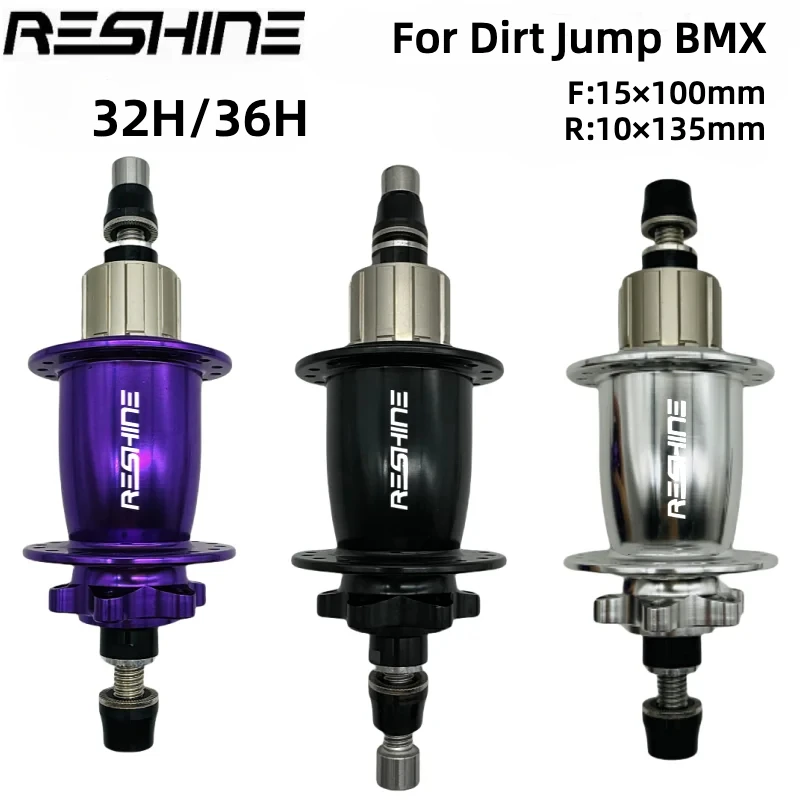 

Ступица для DJ-велосипеда Dirt Jump, 32H 36H 14T, велосипедные ступицы 10x135 мм, односкоростной BMX, 4 герметичных подшипника, тормоз с 6 болтами