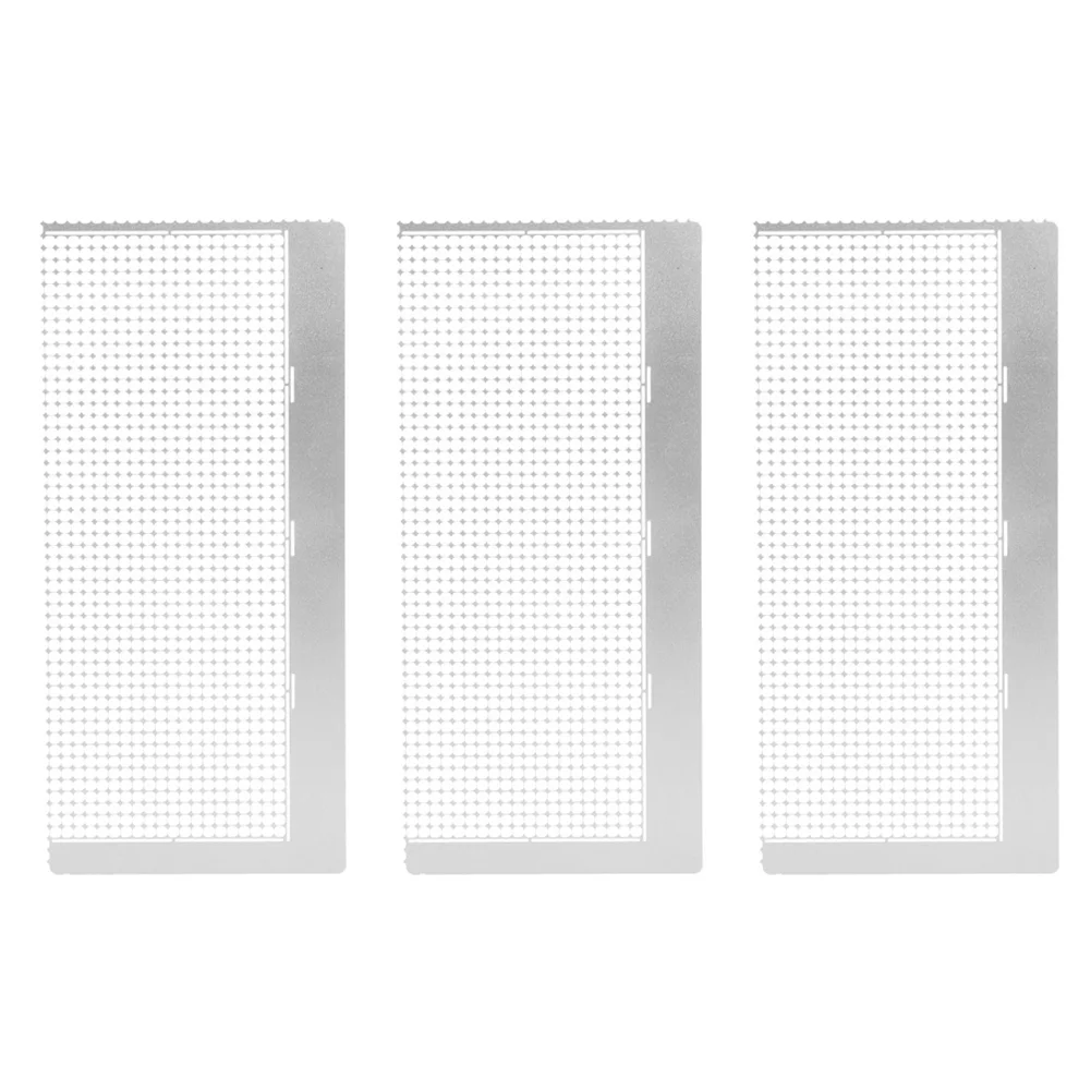 Stainless Steel Diamond painting Net Ruler Painting Ruler Diamond Painted Ruler 50 Grids141mm DIY Needlework Tool Accessory