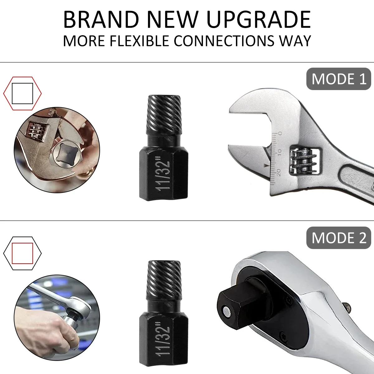 10Pcs Screw Extractor Kit Steel Damaged Remover Set Metal Easy Out Drill Bits Bolt Stud Multi-Spline Extractor Broken Extractor