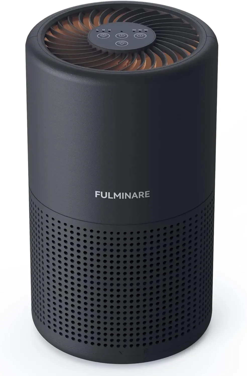 

Тихий очиститель воздуха H13 HEPA с ночником, портативный, для спальни, дома, офиса - черный