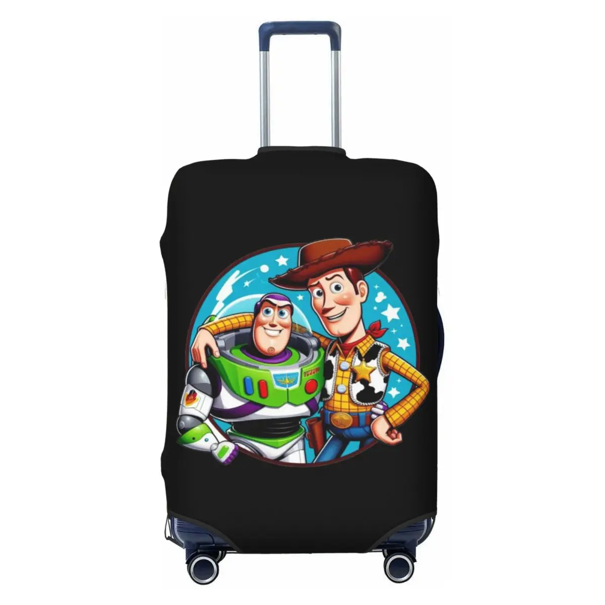

Custom Funny Toys Anime Storys Buzz Lightyear Luggage Cover Protector Washable Travel Suitcase Covers