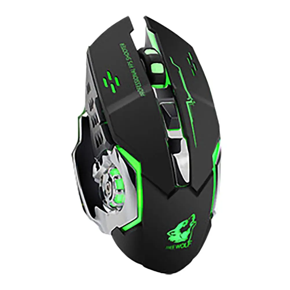 

Wireless Gaming Mouse Ergonomic Computer Electroplating Optical USB Charging Silent Colored Multi Function Base Smooth Operation