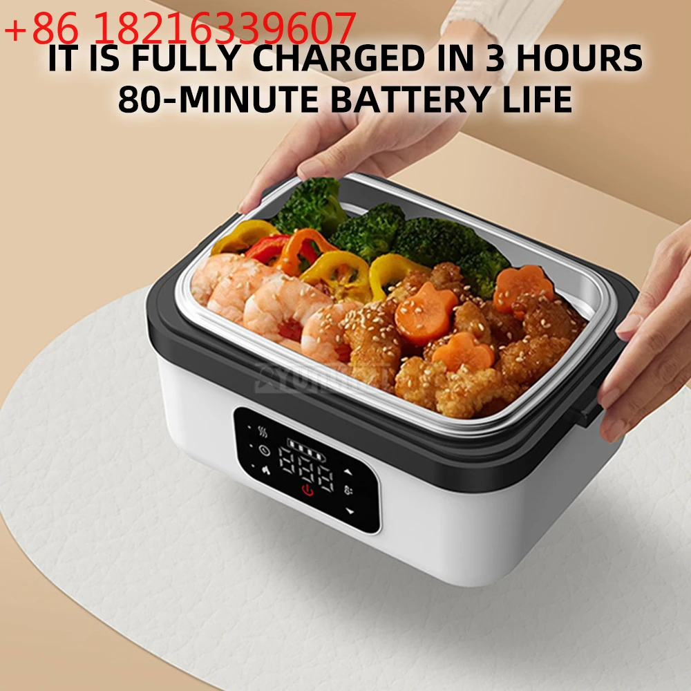 Portable Charging Lunch Box Ollas Wireless Heating Rice Cooker Panela Mini Home Cooking Pot