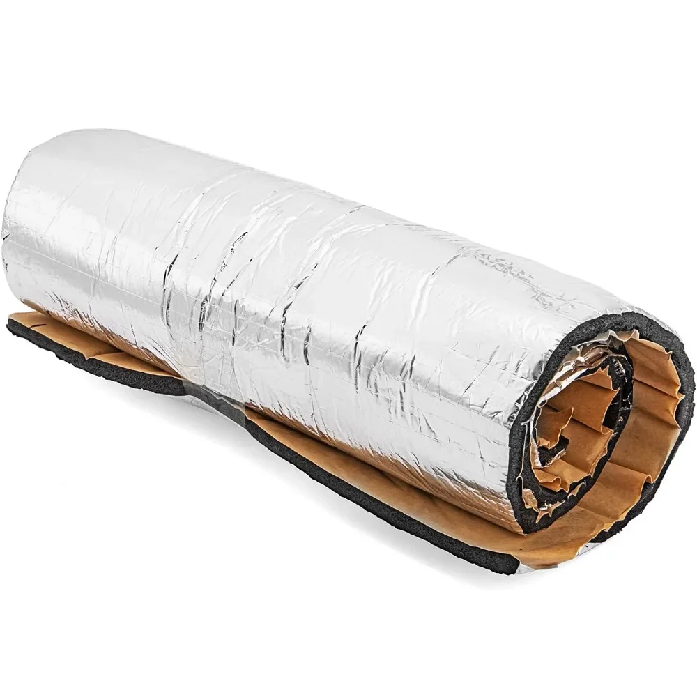 Motorcycle Car Truck Professional Bodywork Waterproof Pre Heatshield Mat Self Adhesive Protector Noise Sound Deadener Insulation